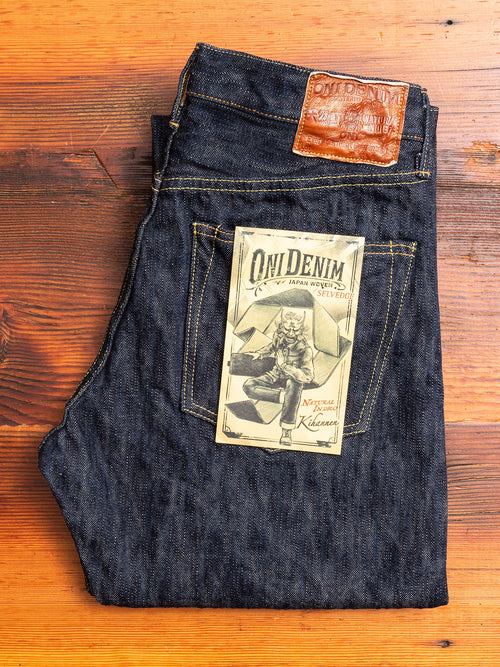 245-NIKHN "Natural Indigo Kihannen" 18oz Selvedge Denim - Regular Straight Fit