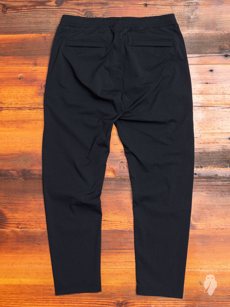 Stretch Nylon Pant in Black