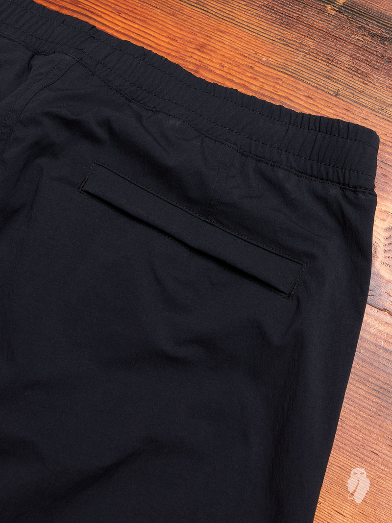 Stretch Nylon Pant in Black