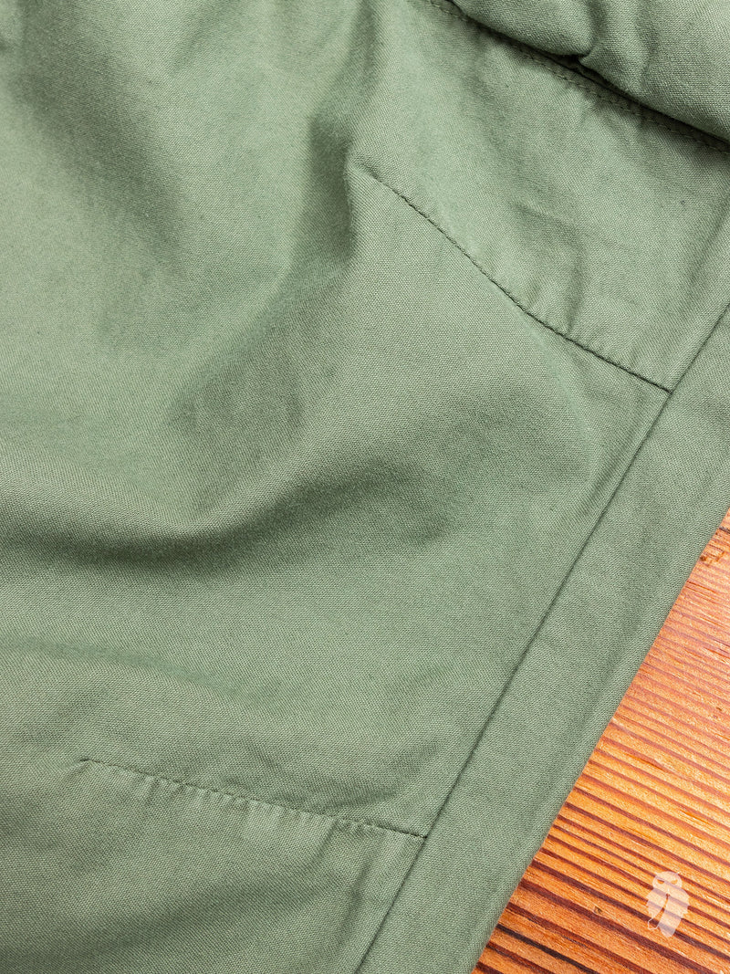 Back Sateen Cargo Pants in Olive