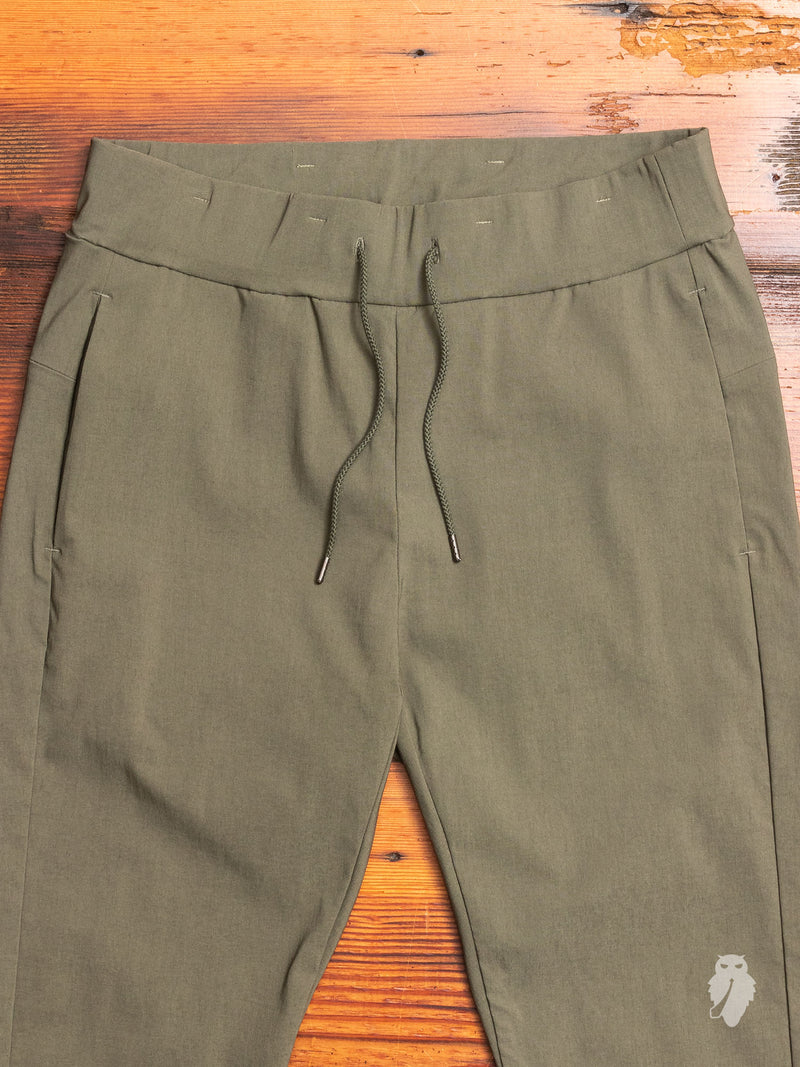 Stretch Tech Jogger Pants in Olive