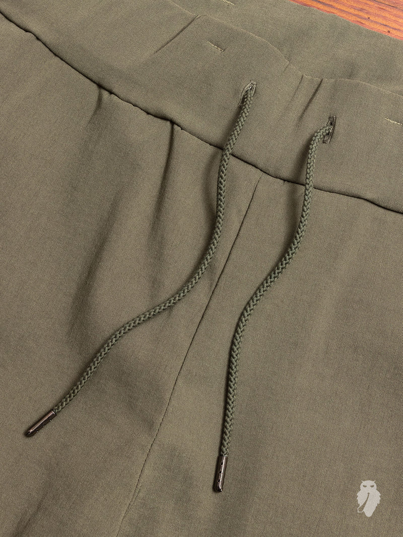 Stretch Tech Jogger Pants in Olive