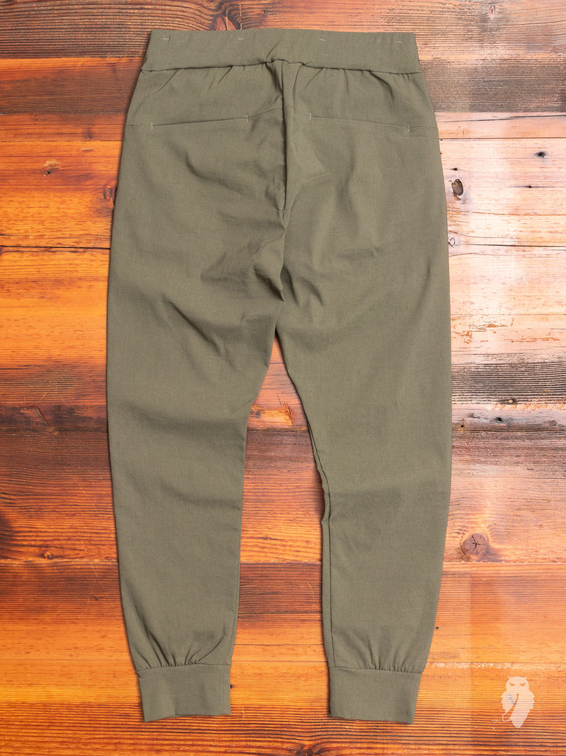 Stretch Tech Jogger Pants in Olive