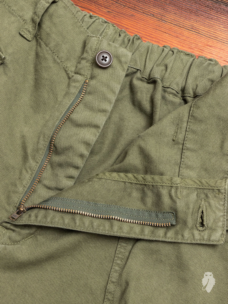 Military Pants in Green Khaki