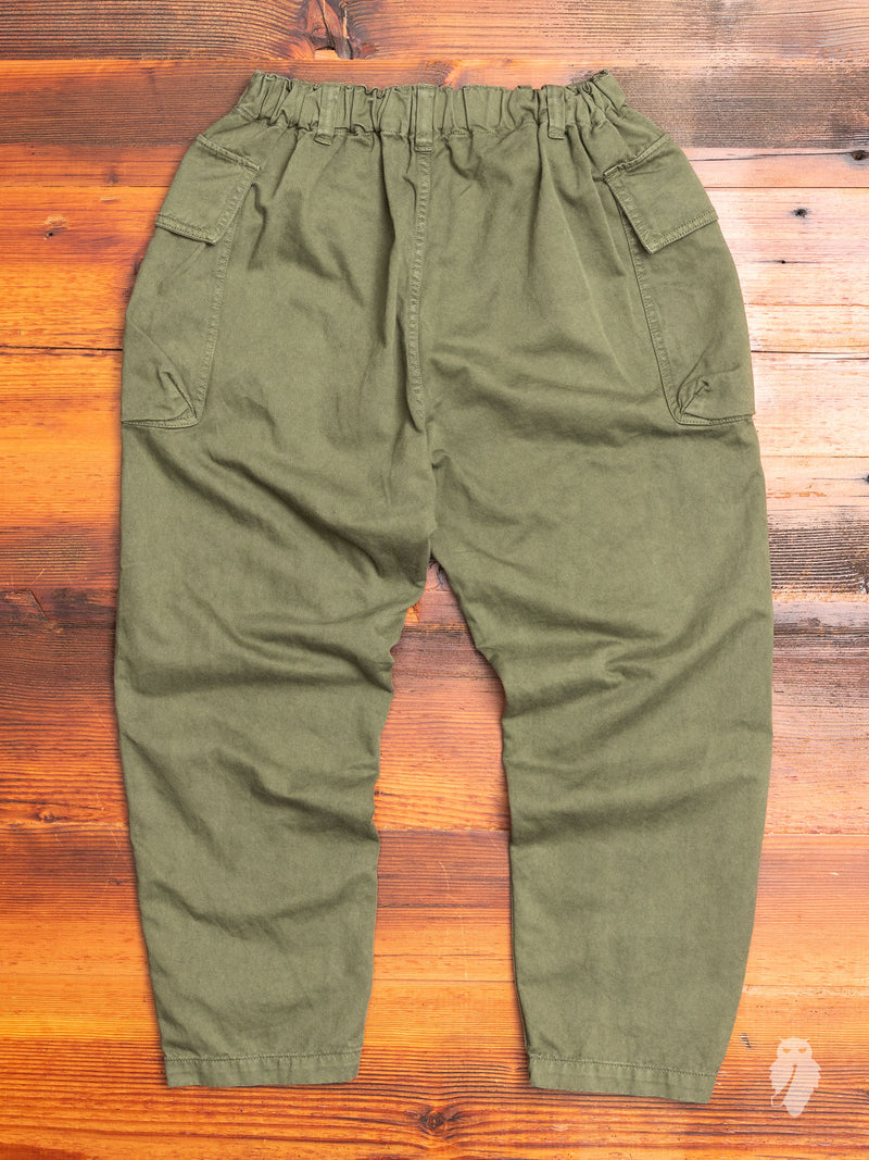 Military Pants in Green Khaki