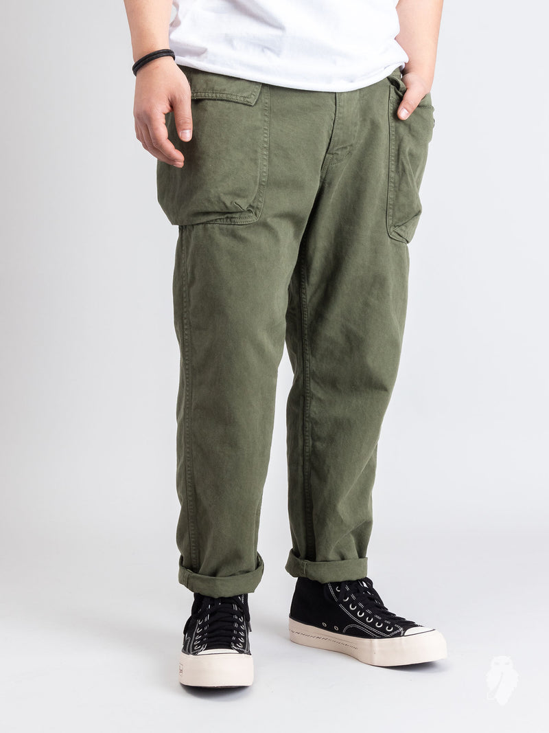 Military Pants in Green Khaki