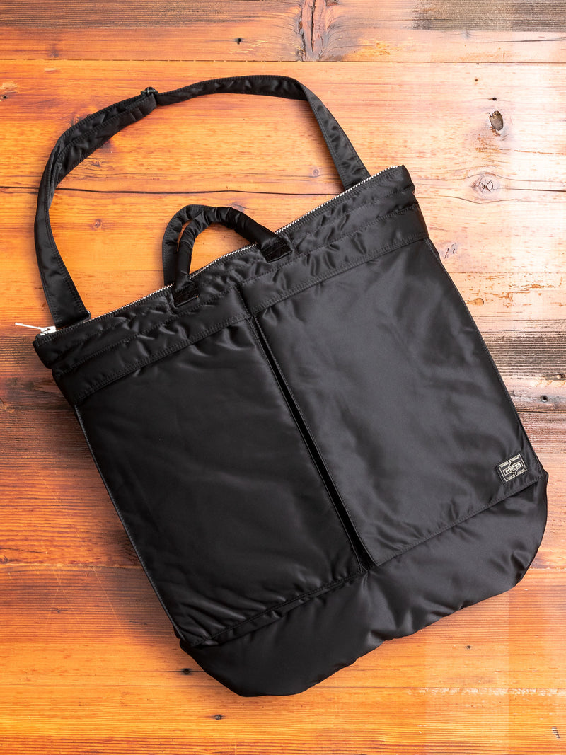 "Tanker" 2-Way Helmet Bag in Black