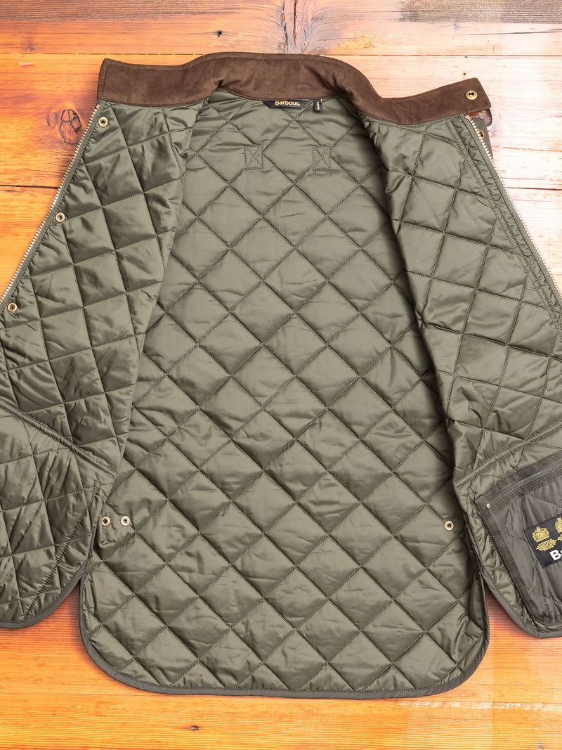 "Lowerdale" Gilet in Sage