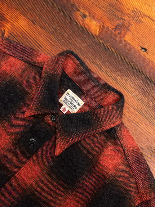 750WS Heavy Flannel Shirt in Red