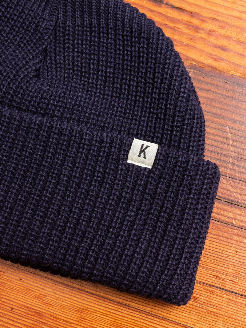 Short Watch Cap in Navy