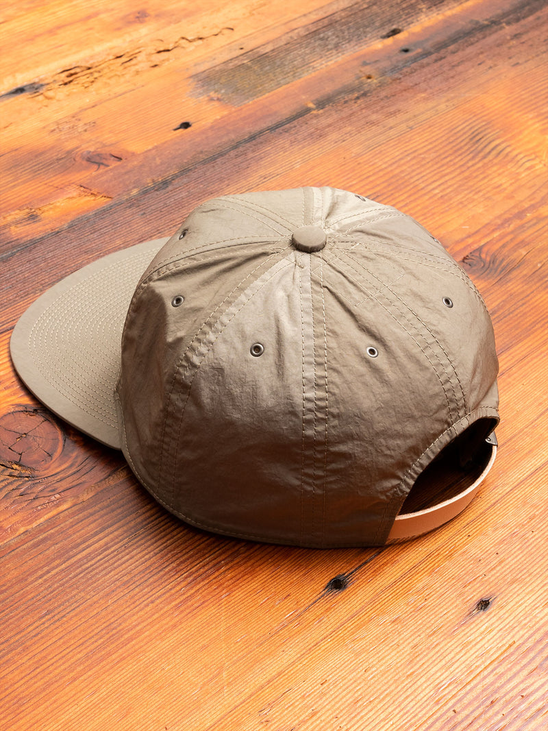 Nylon Cap in Beige