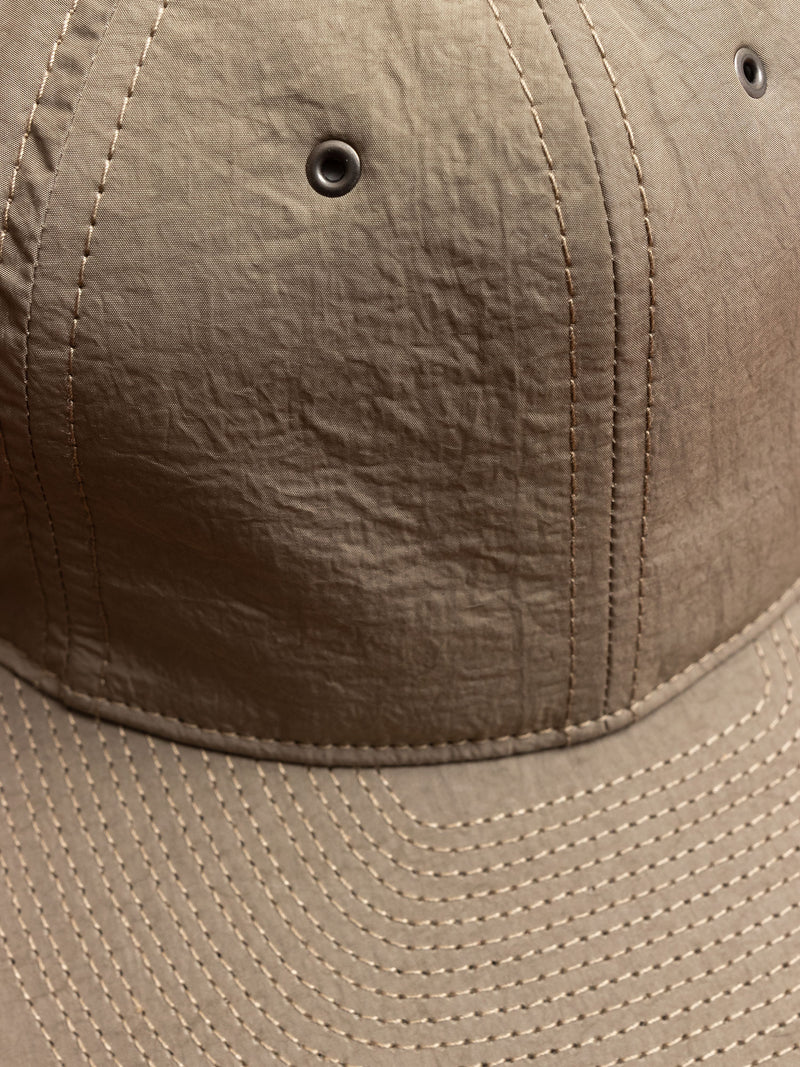 Nylon Cap in Beige