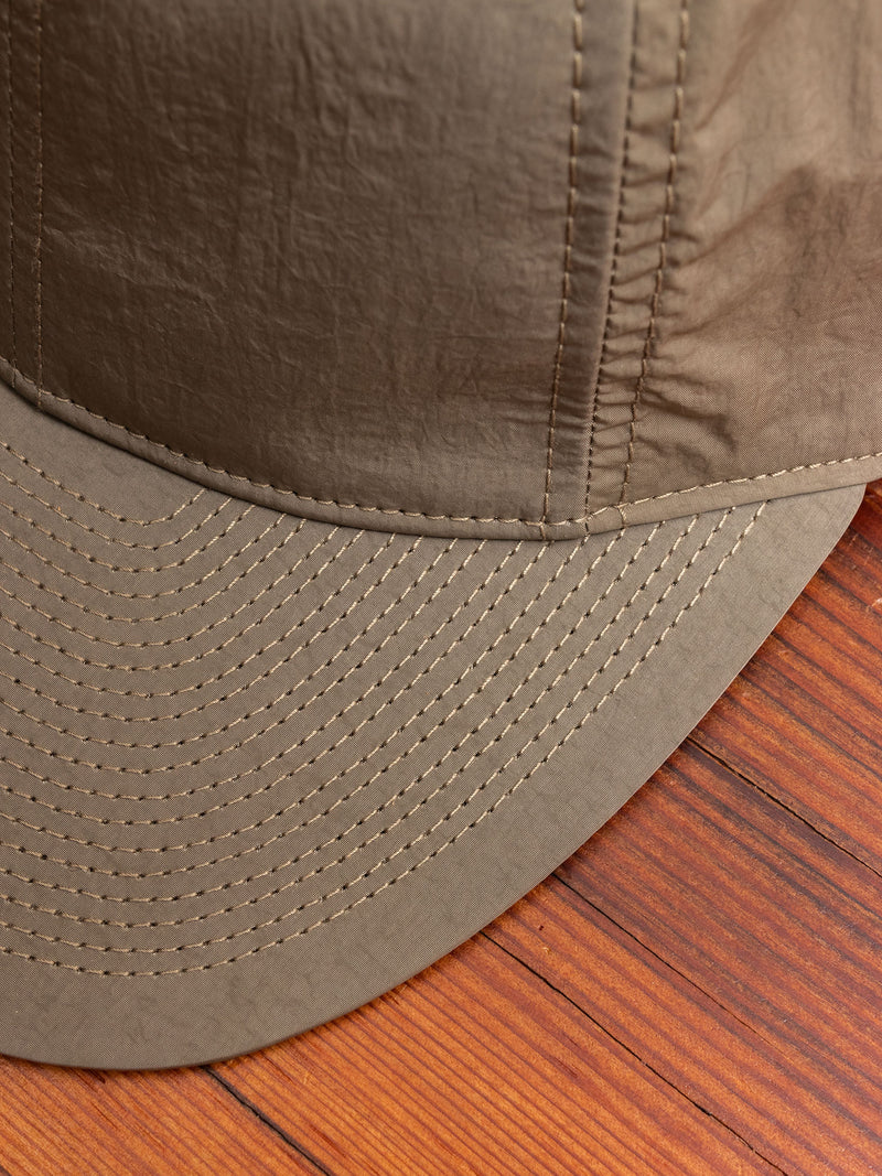 Nylon Cap in Beige