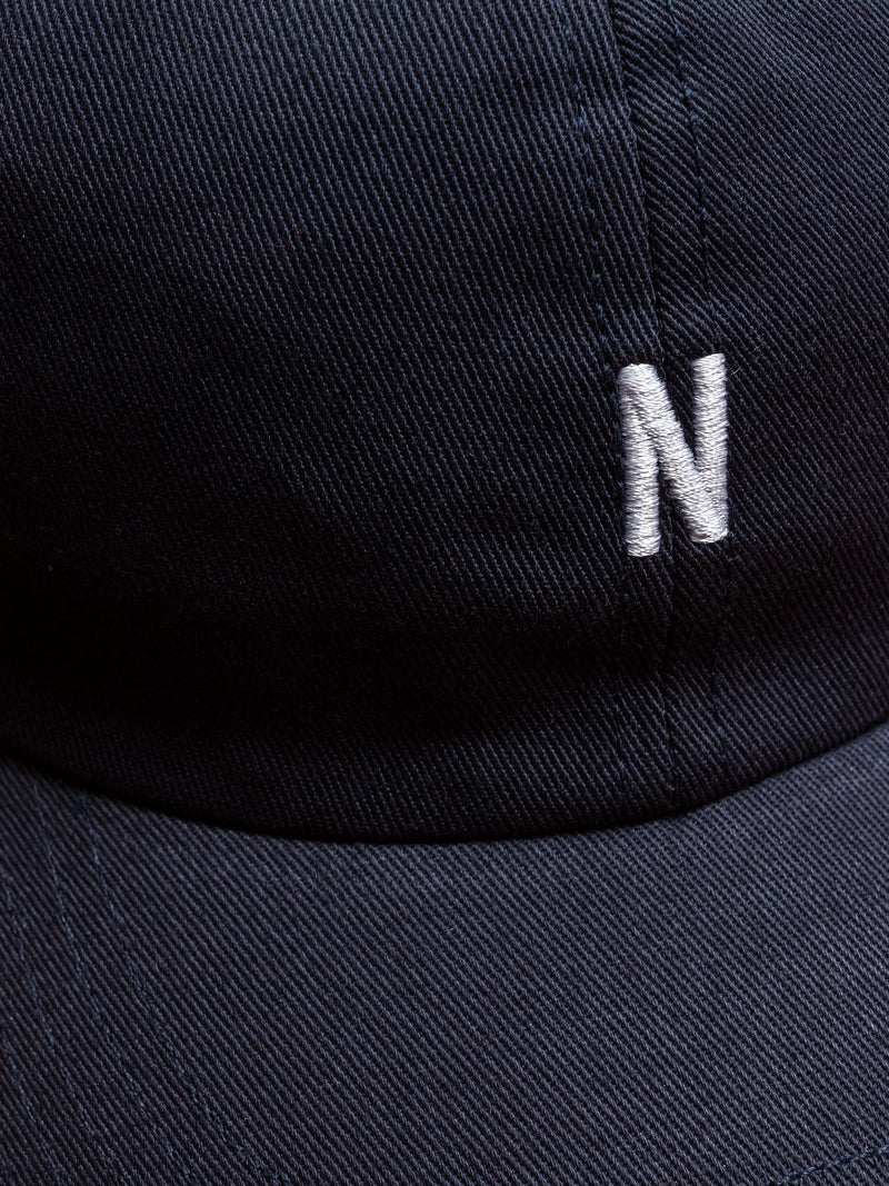 Twill Sports Cap in Dark Navy