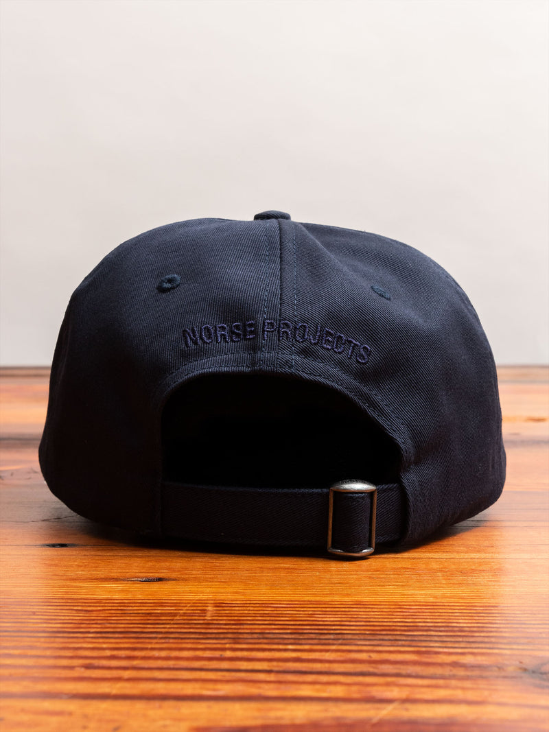 Twill Sports Cap in Dark Navy