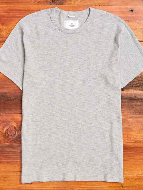 1x1 Slub T-Shirt in Heather Grey