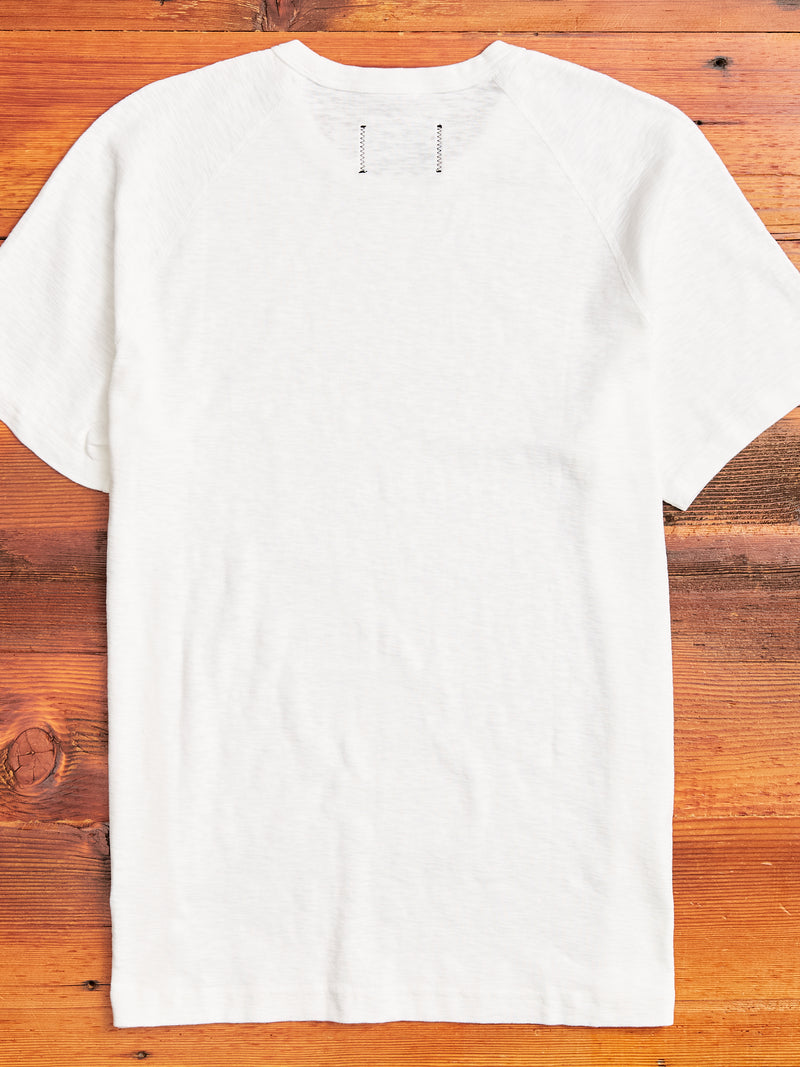 1x1 Slub T-Shirt in White