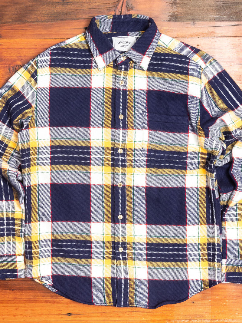 Equi Check Button-Up Shirt in Blue