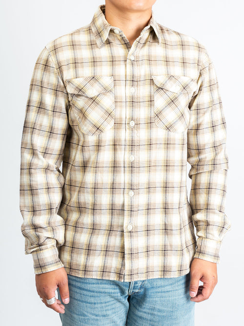 Lightweight Lee Workshirt in Tan