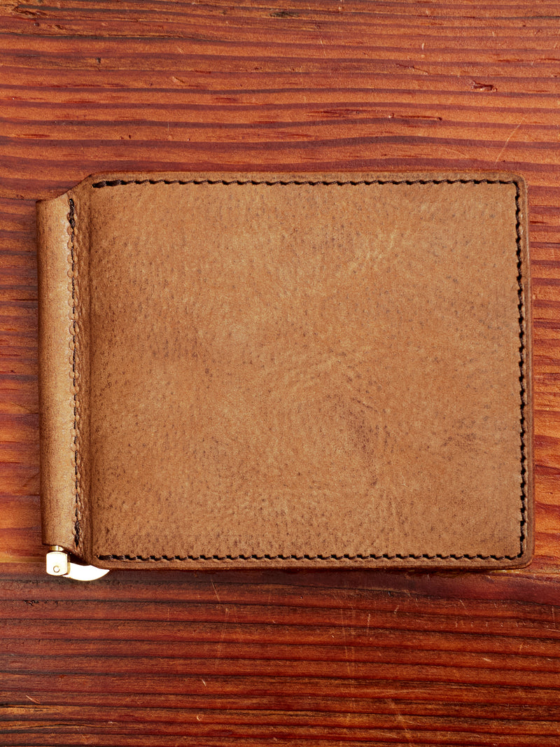 Money Clip Wallet in Choco