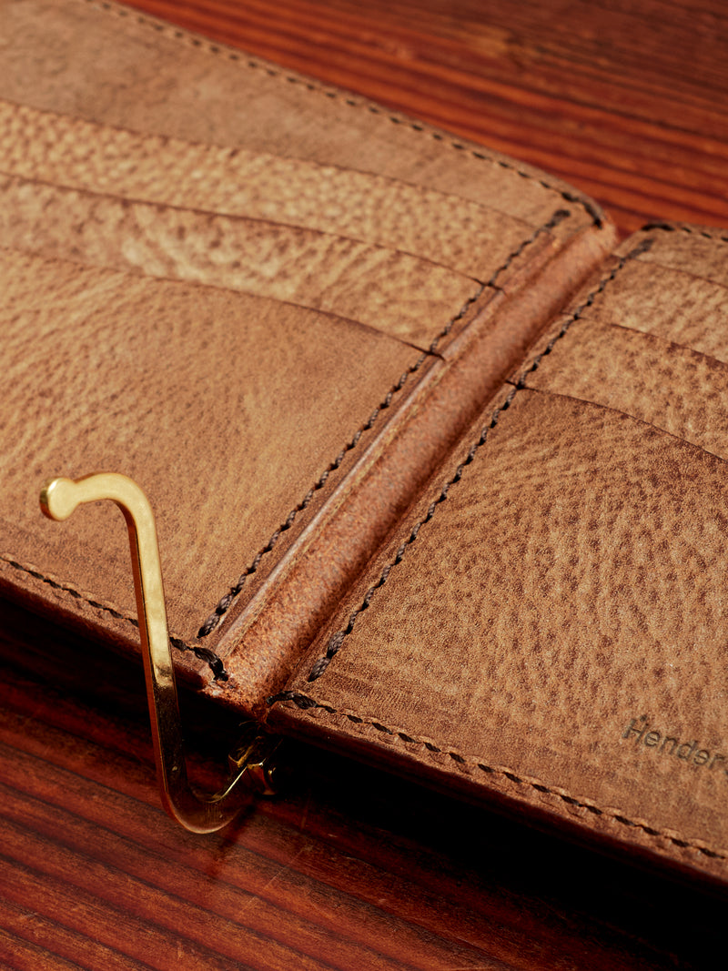 Money Clip Wallet in Choco