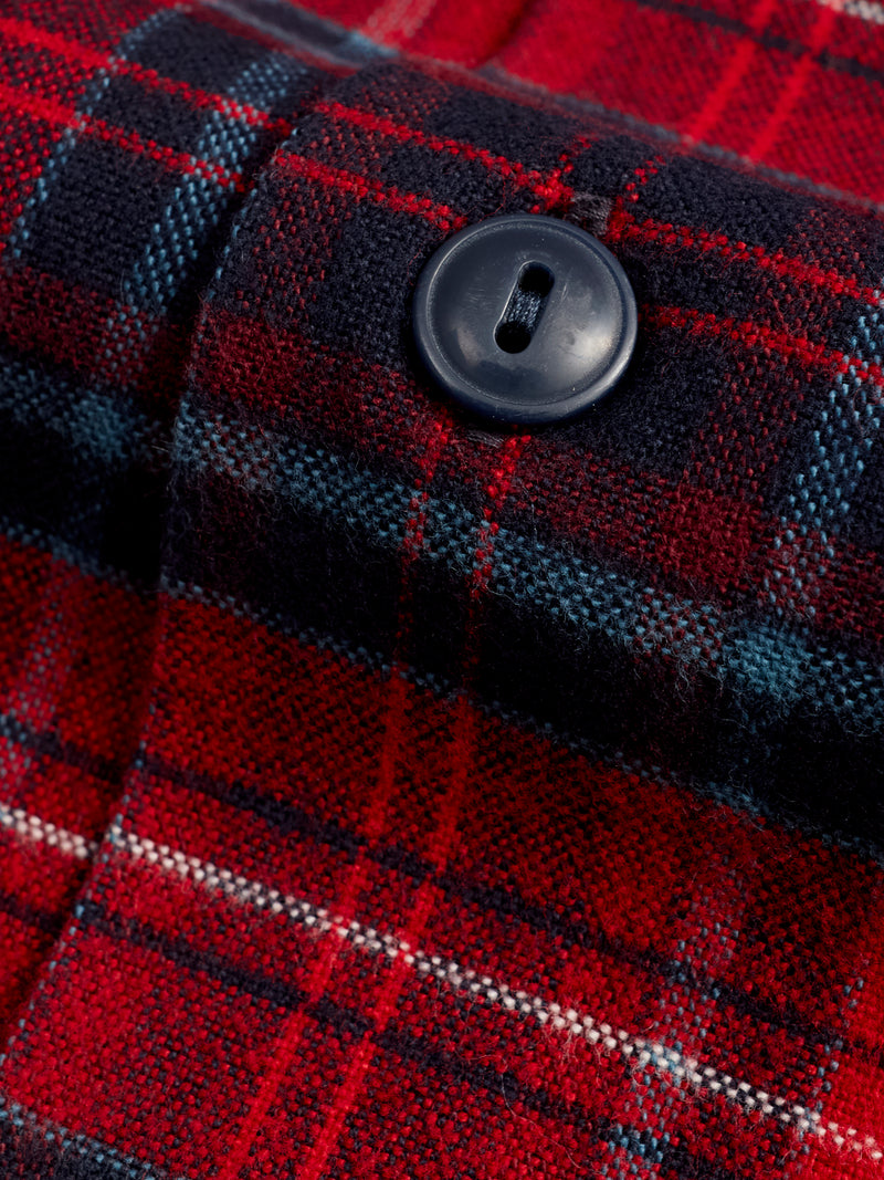 Carter Camp Shirt in Red Plaid