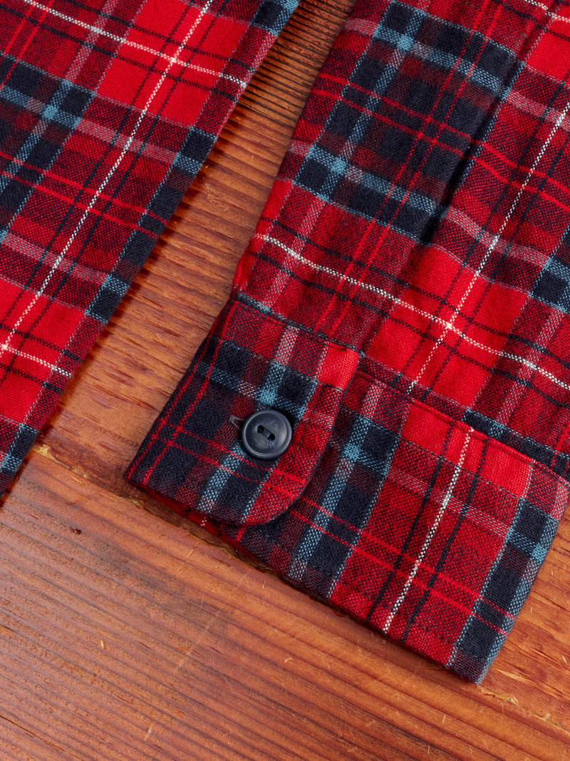 Carter Camp Shirt in Red Plaid