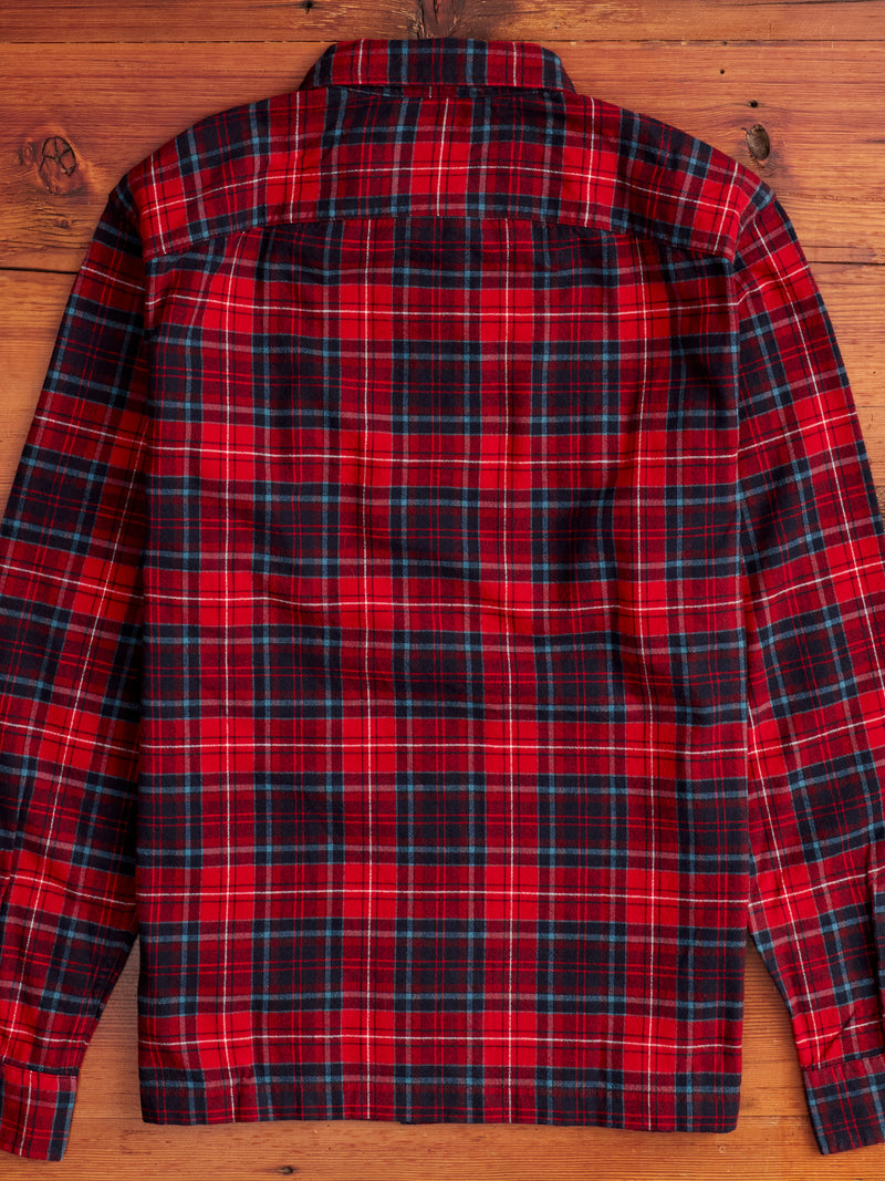 Carter Camp Shirt in Red Plaid