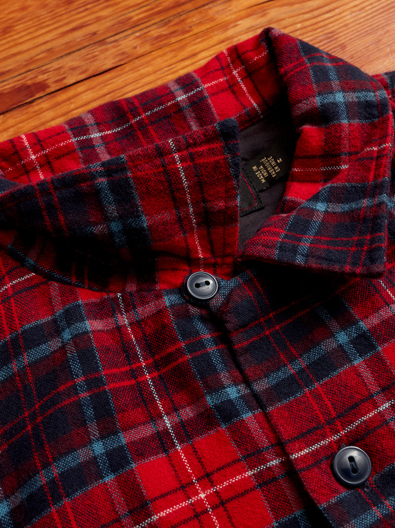 Carter Camp Shirt in Red Plaid