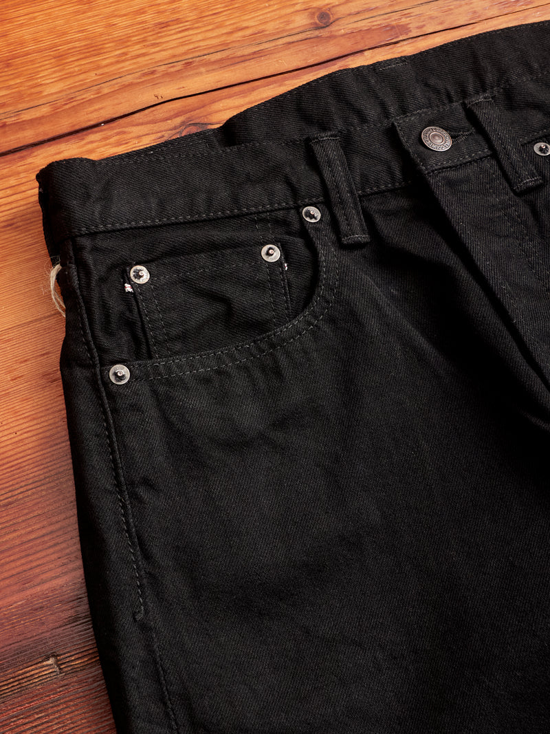 1109BKBK 13.5oz Double Black Selvedge Denim - Slim Fit