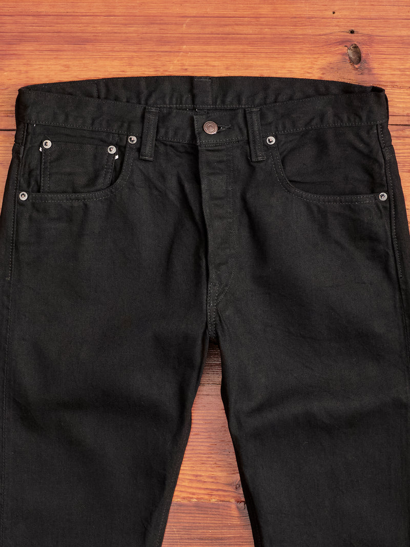 1109BKBK 13.5oz Double Black Selvedge Denim - Slim Fit