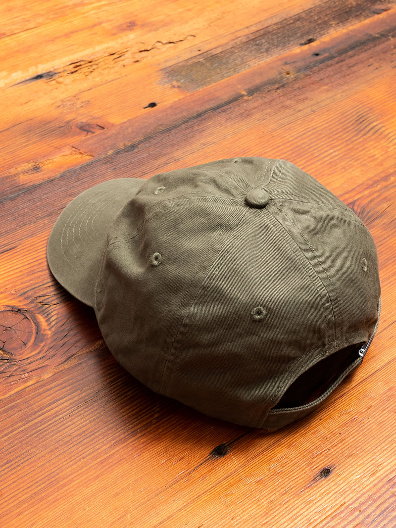 Dad Hat in Washed Olive