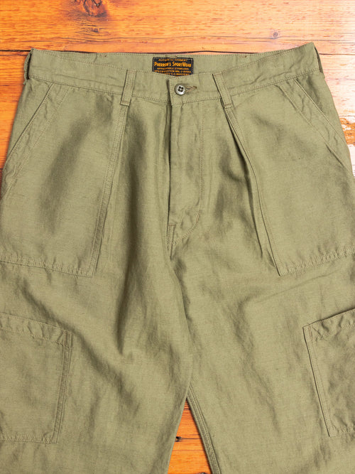 Baker Utility Military Pants in Olive