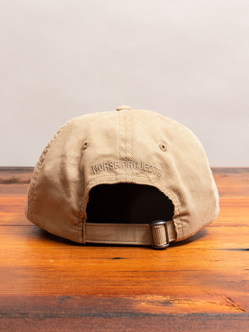 Baby Corduroy Sports Cap in Khaki