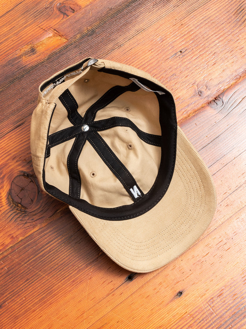 Baby Corduroy Sports Cap in Khaki