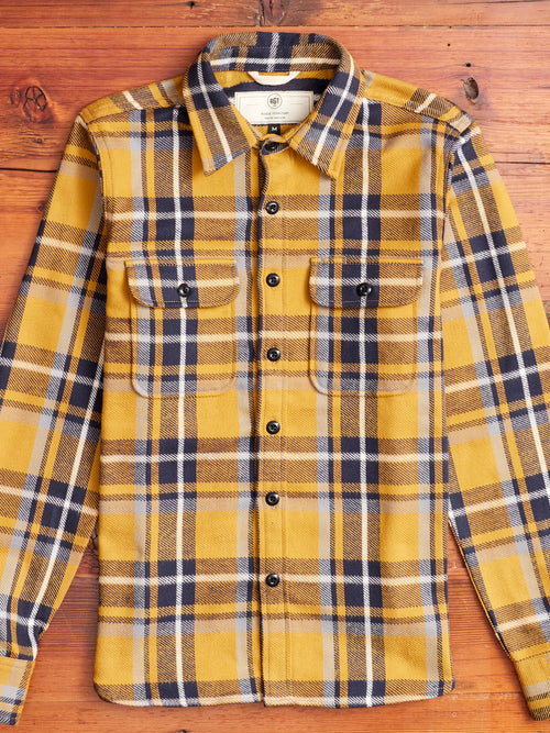 "Field Shirt" in Gold Plaid