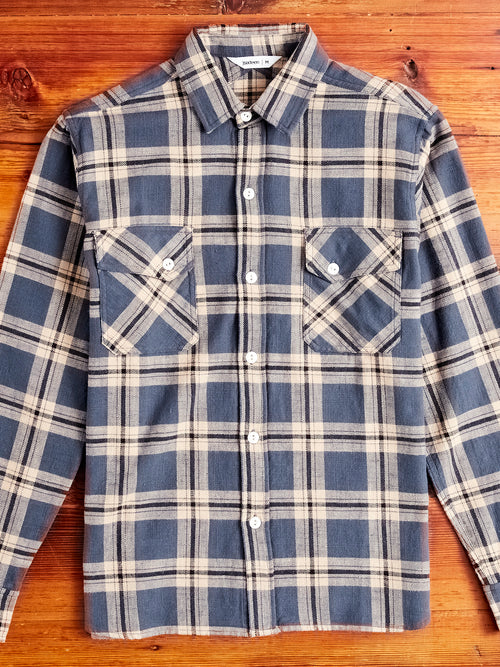 Crosscut Flannel in Slate