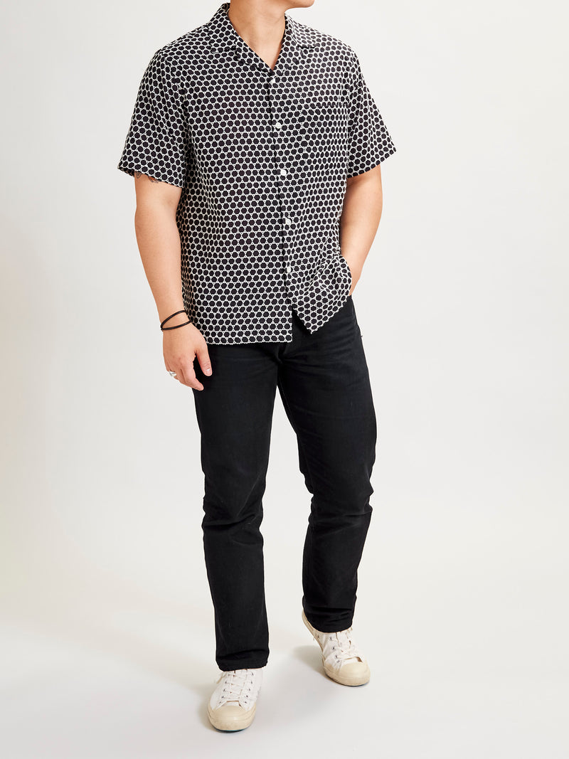 Folc Button-Up Shirt in Black