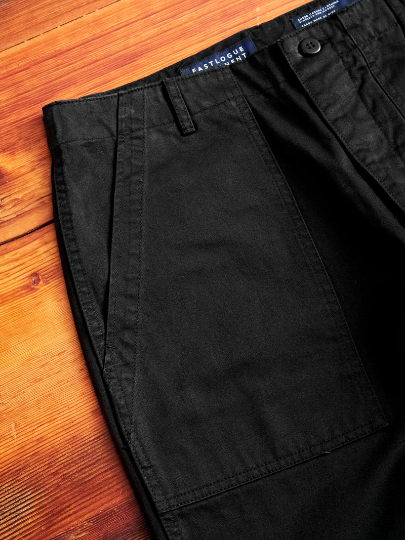 Fatigue Pants in Black