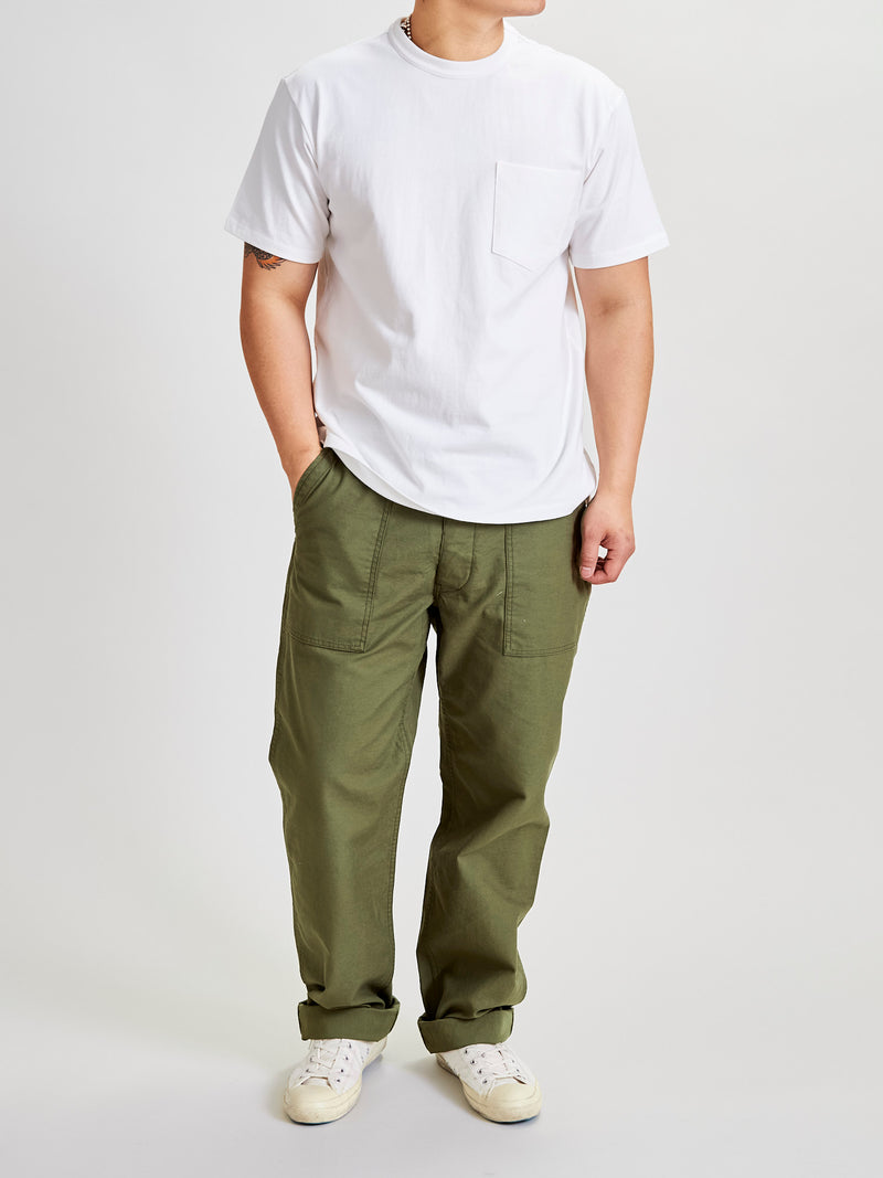 Pocket T-Shirt in Off White