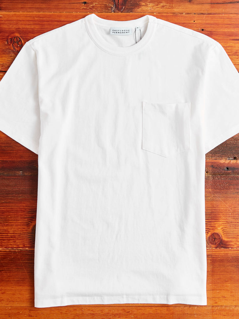 Pocket T-Shirt in Off White