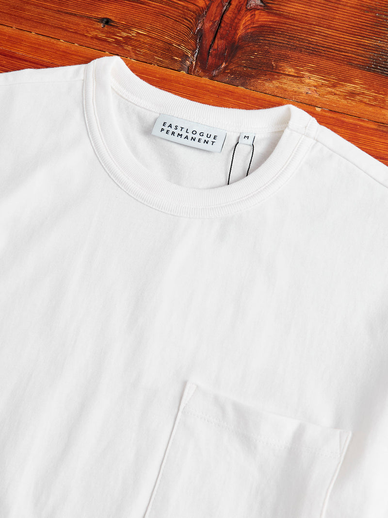 Pocket T-Shirt in Off White