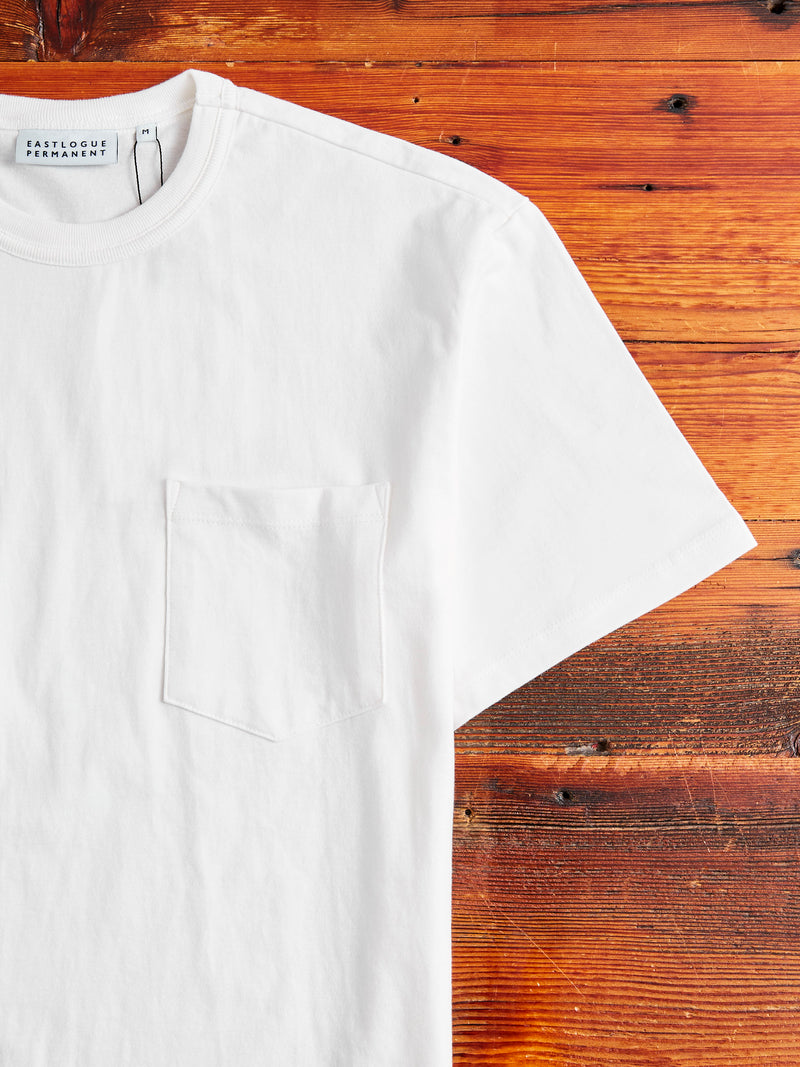 Pocket T-Shirt in Off White