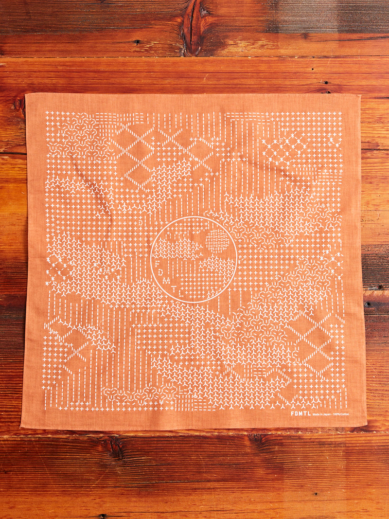 Sashiko Bandana in Brick