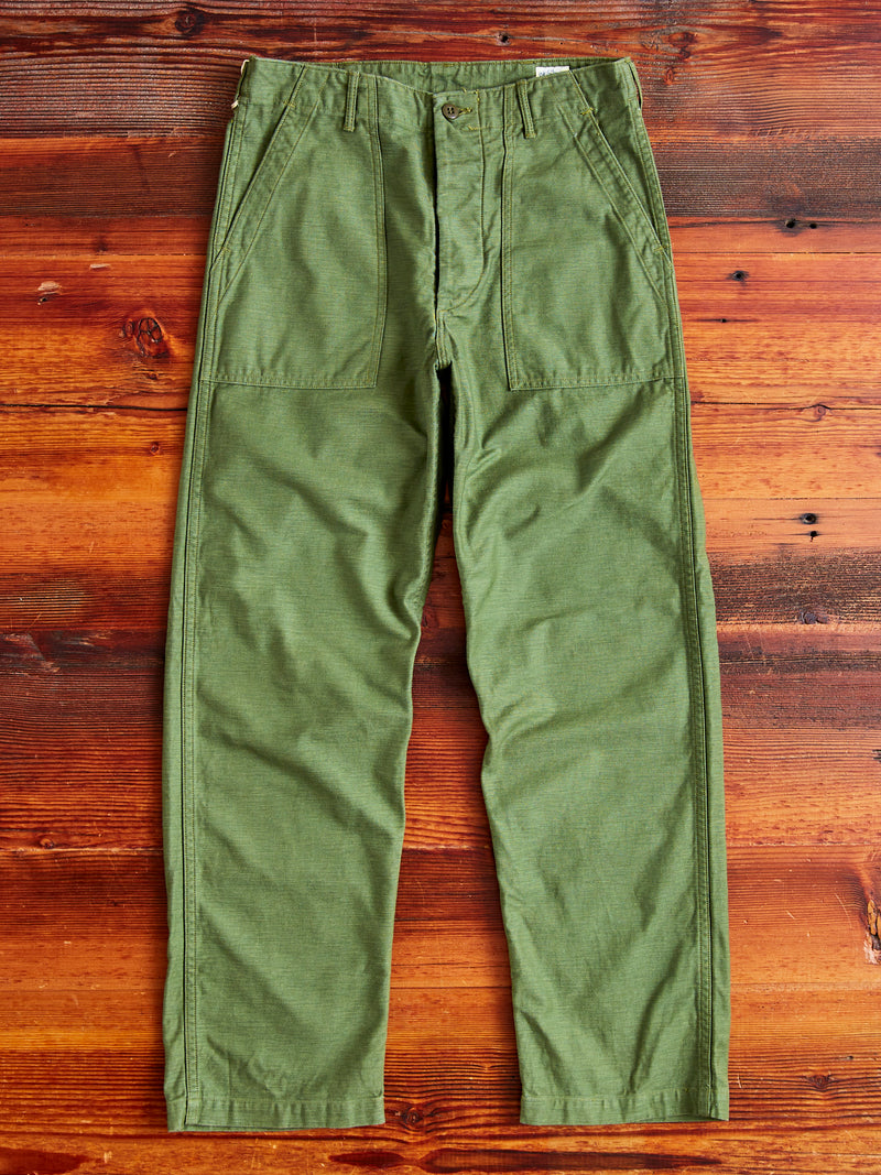 Straight Fit Fatigue Pants in Army