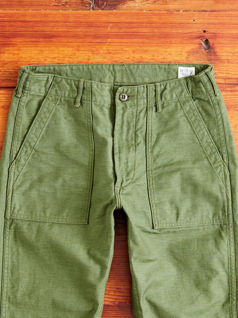 Slim Fatigue Pants in Army