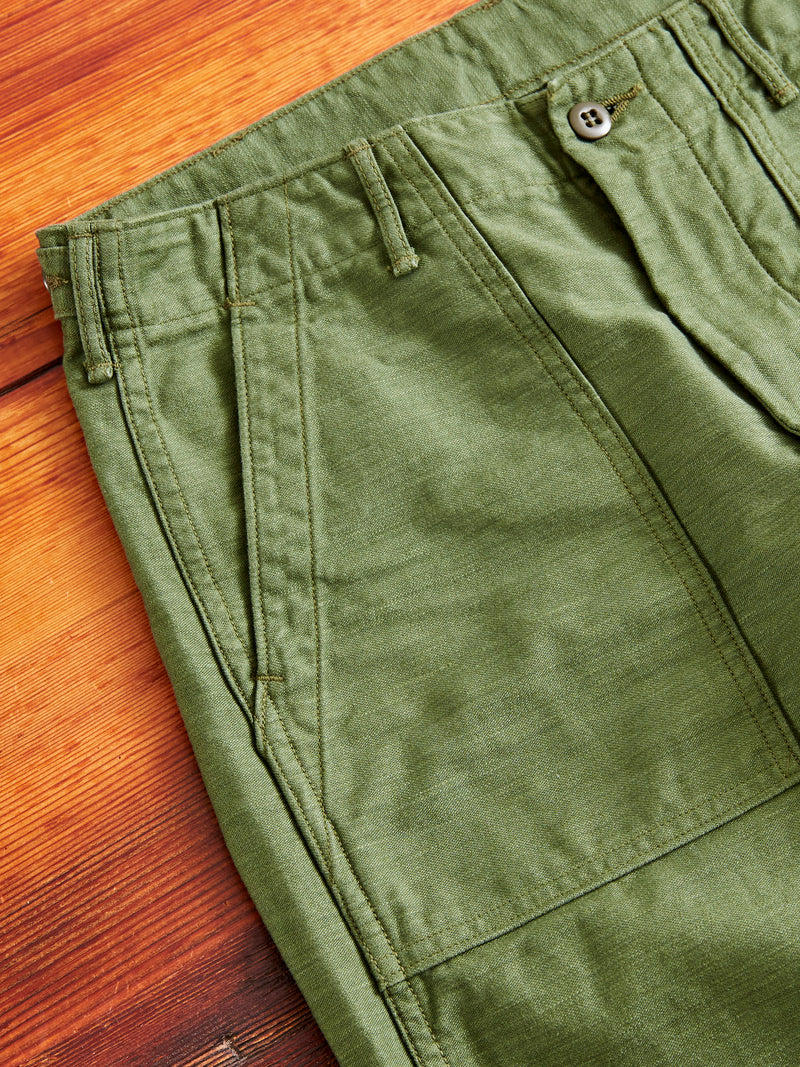 Slim Fatigue Pants in Army