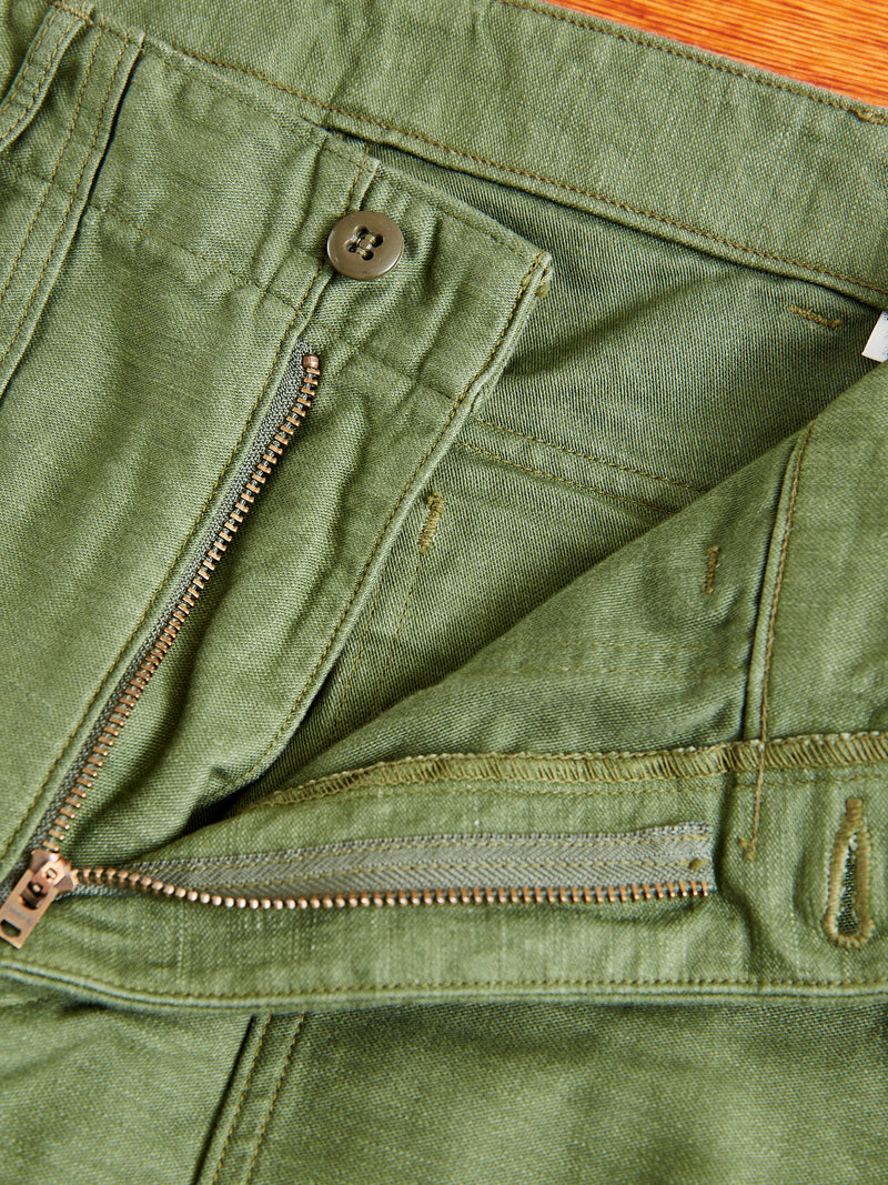 Slim Fatigue Pants in Army