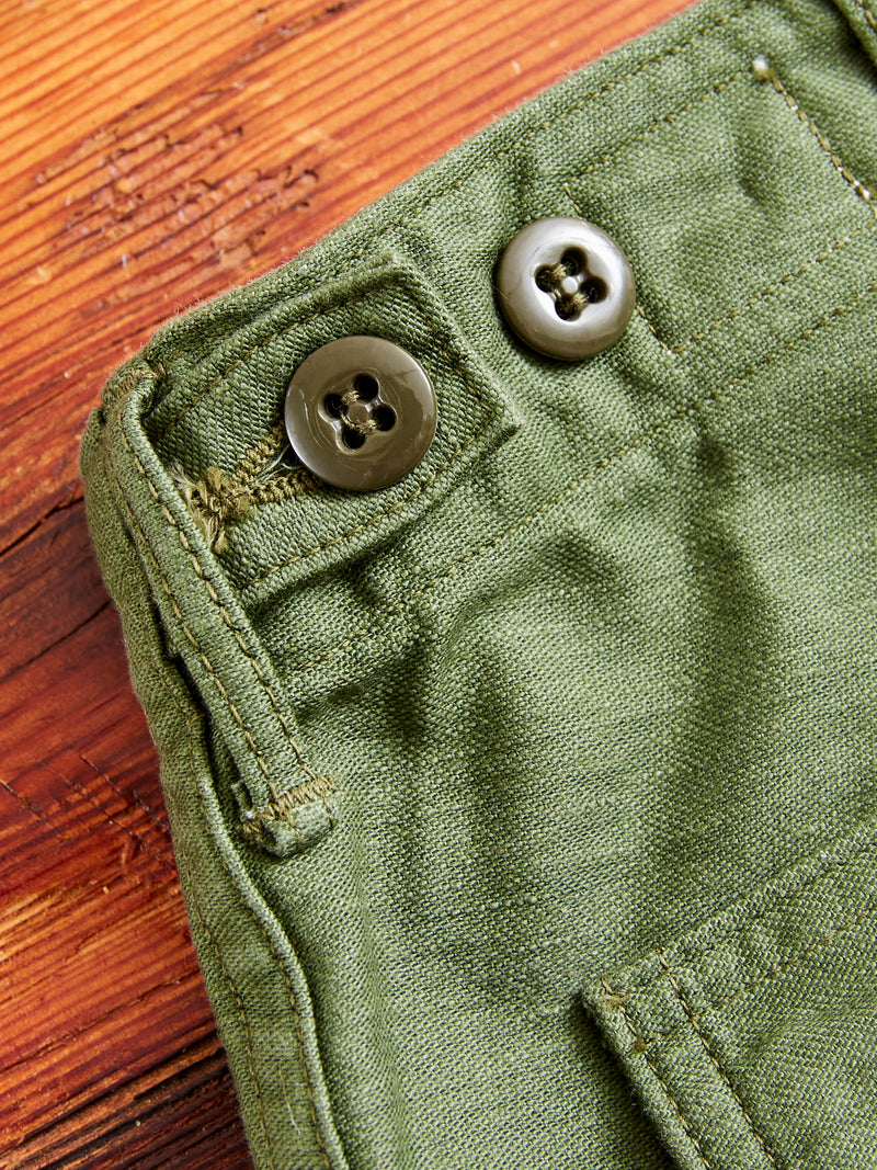 Slim Fatigue Pants in Army