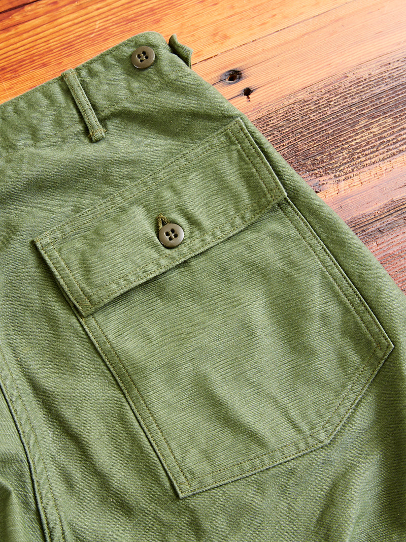 Slim Fatigue Pants in Army